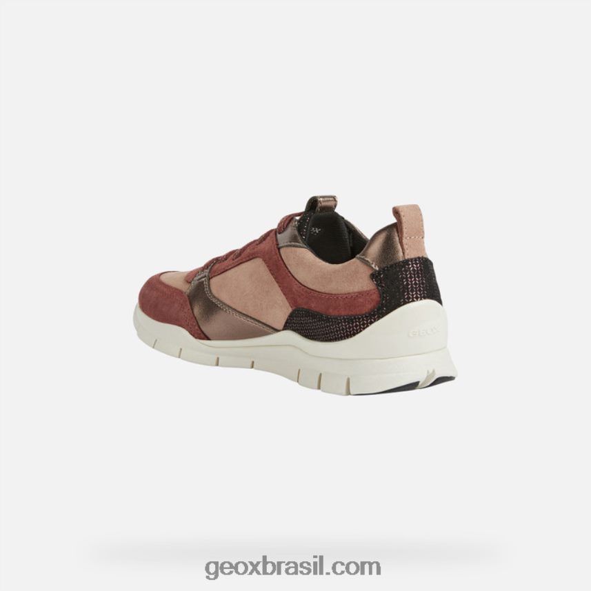 mulher sukie mogno/rosa escuro Geox 28TF8X295