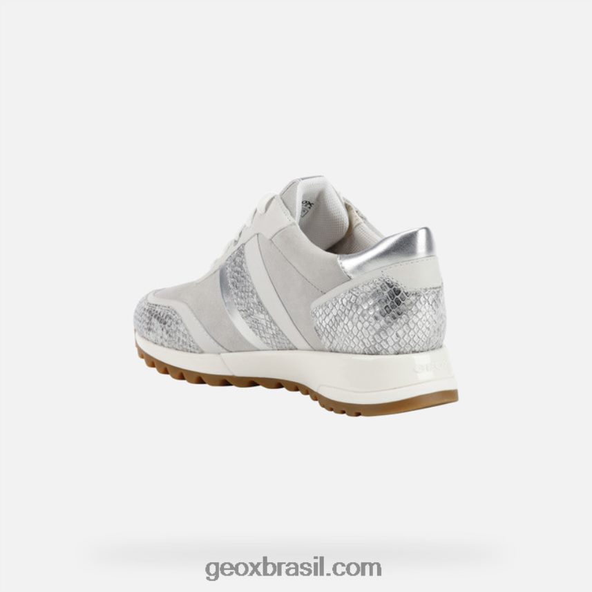 mulher tabelya prata branca Geox 28TF8X323