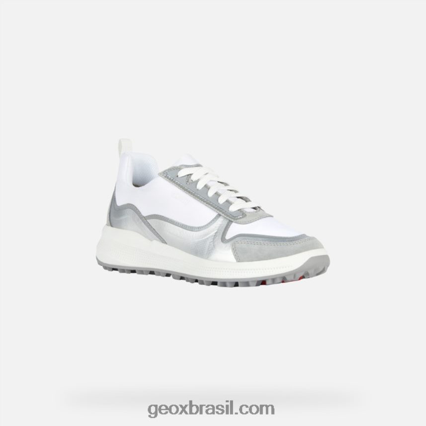 pg1x mulher cinza claro/branco Geox 28TF8X1700