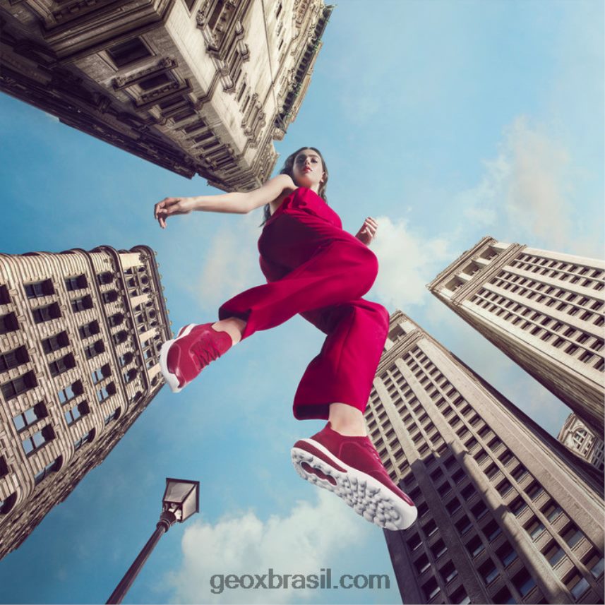 spherica actif mulher vermelho escuro Geox 28TF8X1691