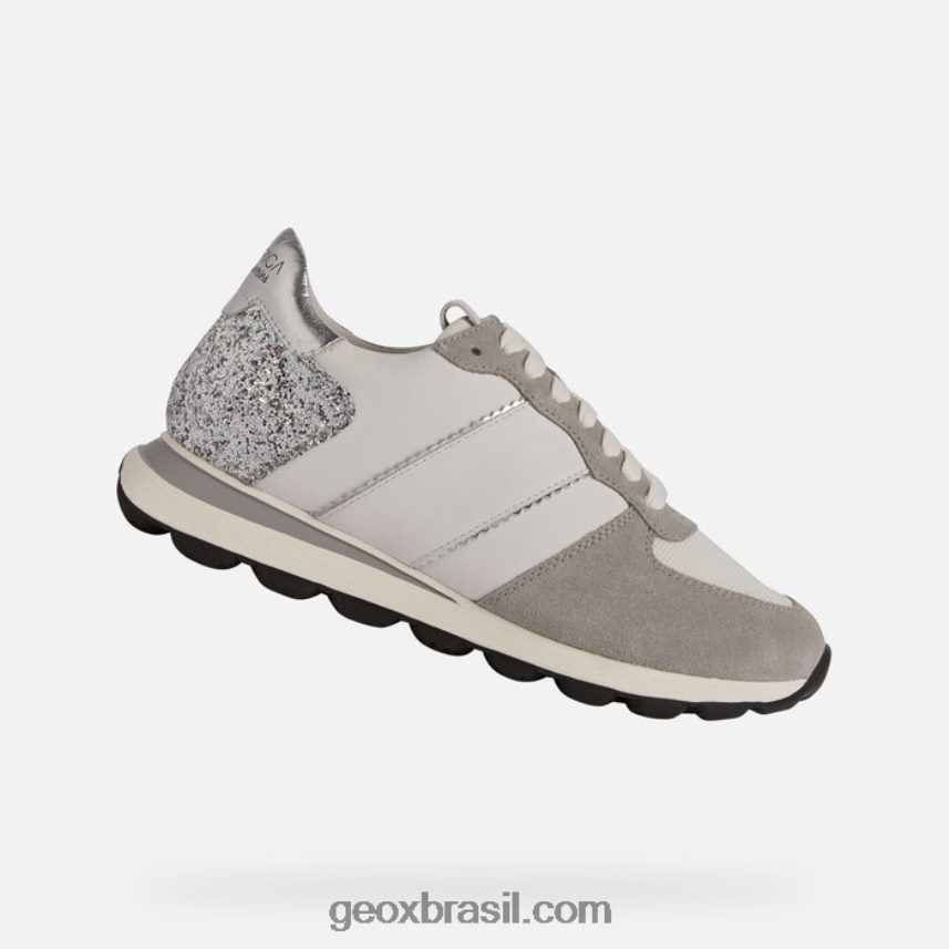 spherica vseries mulher prata branca Geox 28TF8X330