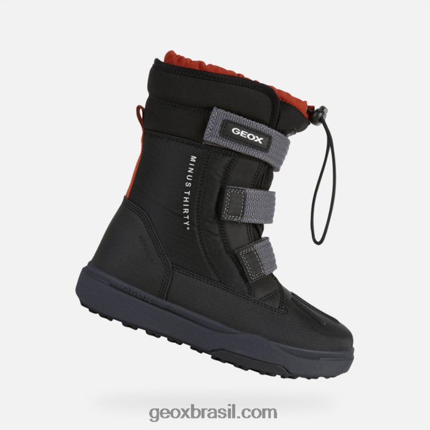 bunshee pg abx boy preto/ferrugem Geox 28TF8X1319