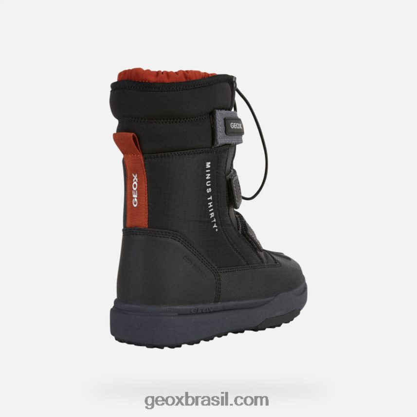 bunshee pg abx boy preto/ferrugem Geox 28TF8X1319