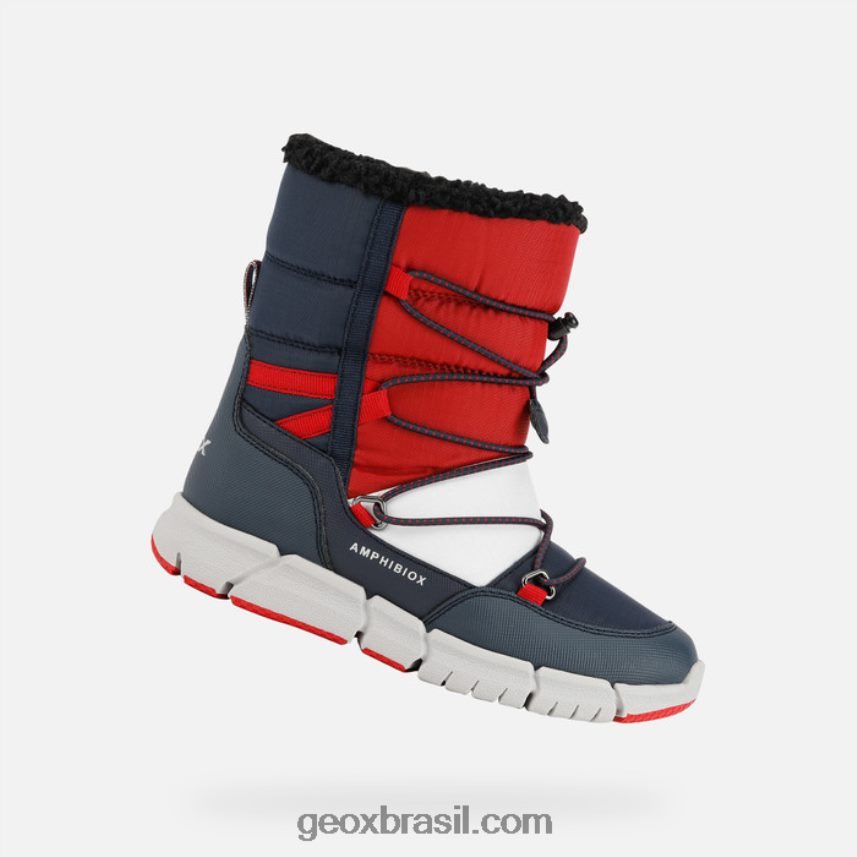 flexyper abx boy marinho/vermelho Geox 28TF8X1362