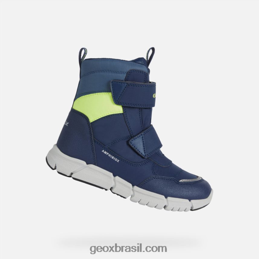 flexyper abx júnior amarelo marinho/fluo Geox 28TF8X1073