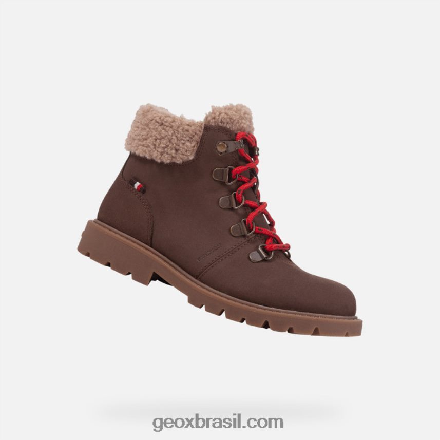 shaylax júnior café/bege escuro Geox 28TF8X1063