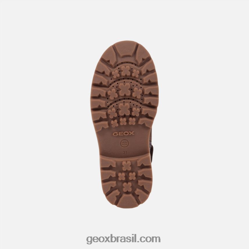 shaylax júnior café/bege escuro Geox 28TF8X1063