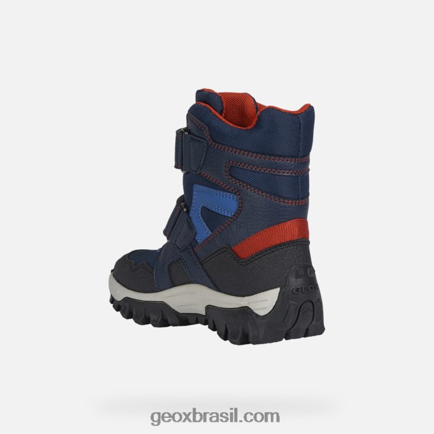 garoto do himalaia marinho/vermelho Geox 28TF8X1403