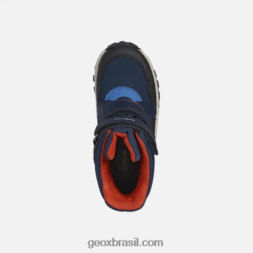 garoto do himalaia marinho/vermelho Geox 28TF8X1403