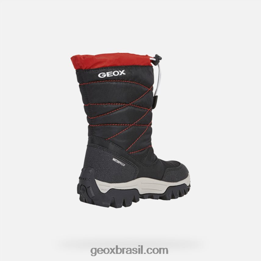 garoto do himalaia preto/vermelho Geox 28TF8X1402