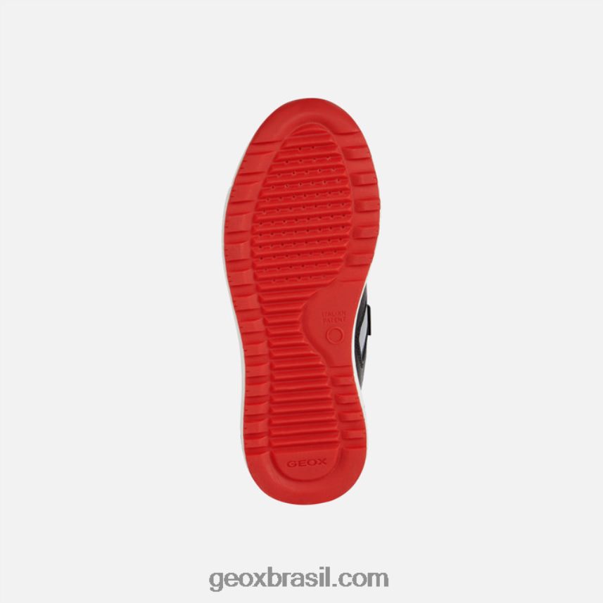 alben júnior preto/vermelho Geox 28TF8X1133