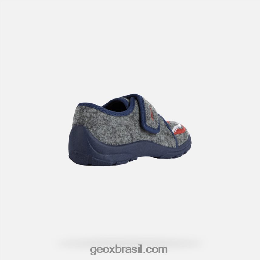 nymel júnior cinza/marinho Geox 28TF8X1922