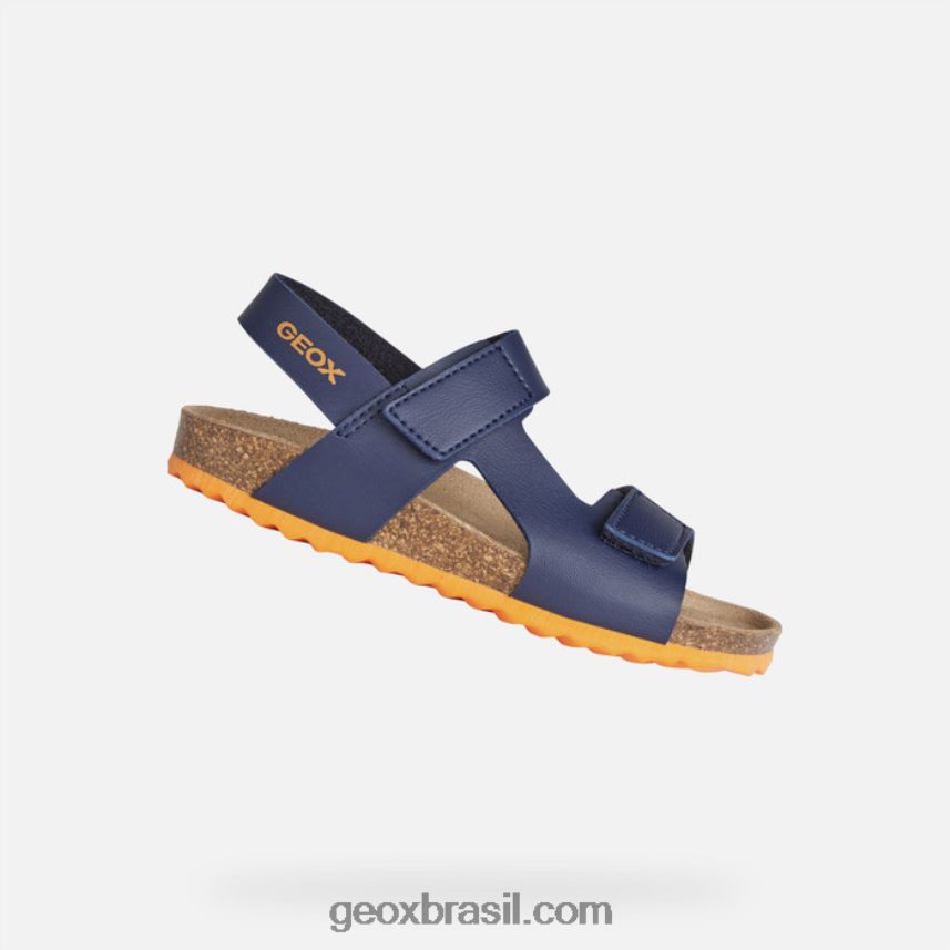 garoto ghita marinho/laranja Geox 28TF8X1378