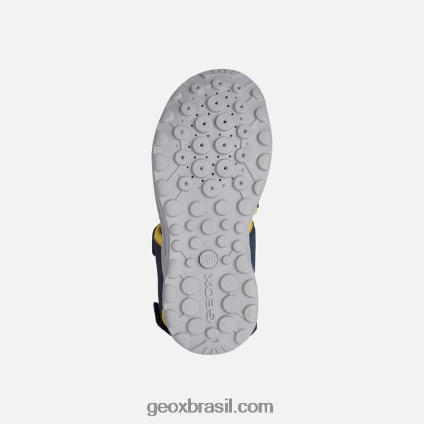 garoto vaniett marinho/amarelo Geox 28TF8X1324