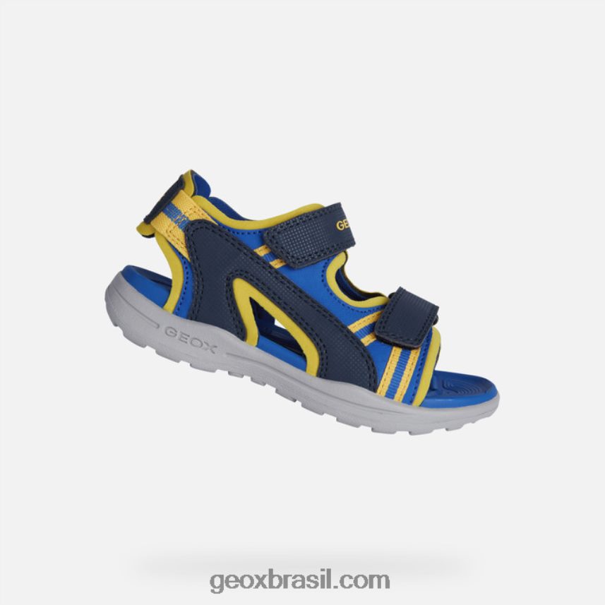 garoto vaniett marinho/amarelo Geox 28TF8X1375
