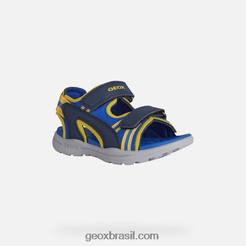 garoto vaniett marinho/amarelo Geox 28TF8X1375