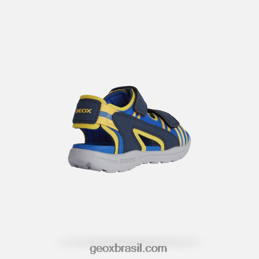 garoto vaniett marinho/amarelo Geox 28TF8X1375