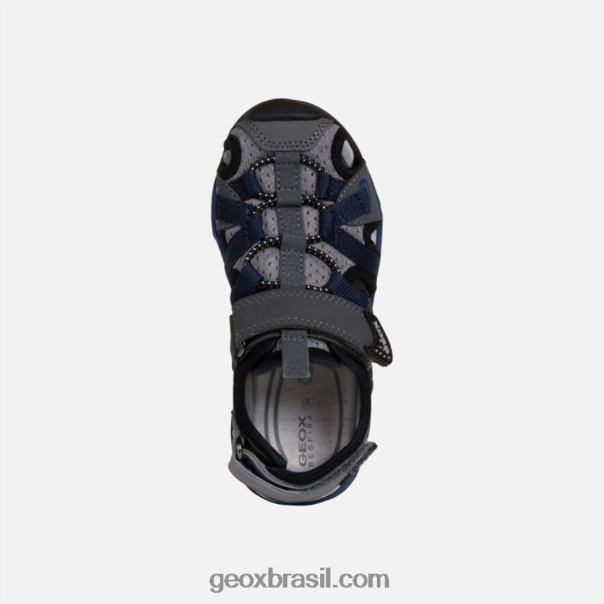 menino boreal cinza escuro/ marinho Geox 28TF8X1963