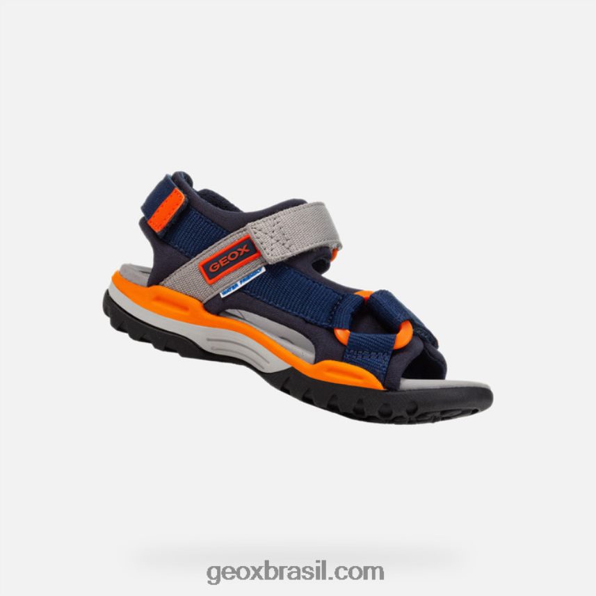 menino boreal marinho/laranja Geox 28TF8X1315