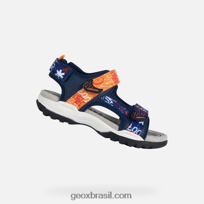 menino boreal marinho/laranja Geox 28TF8X1958