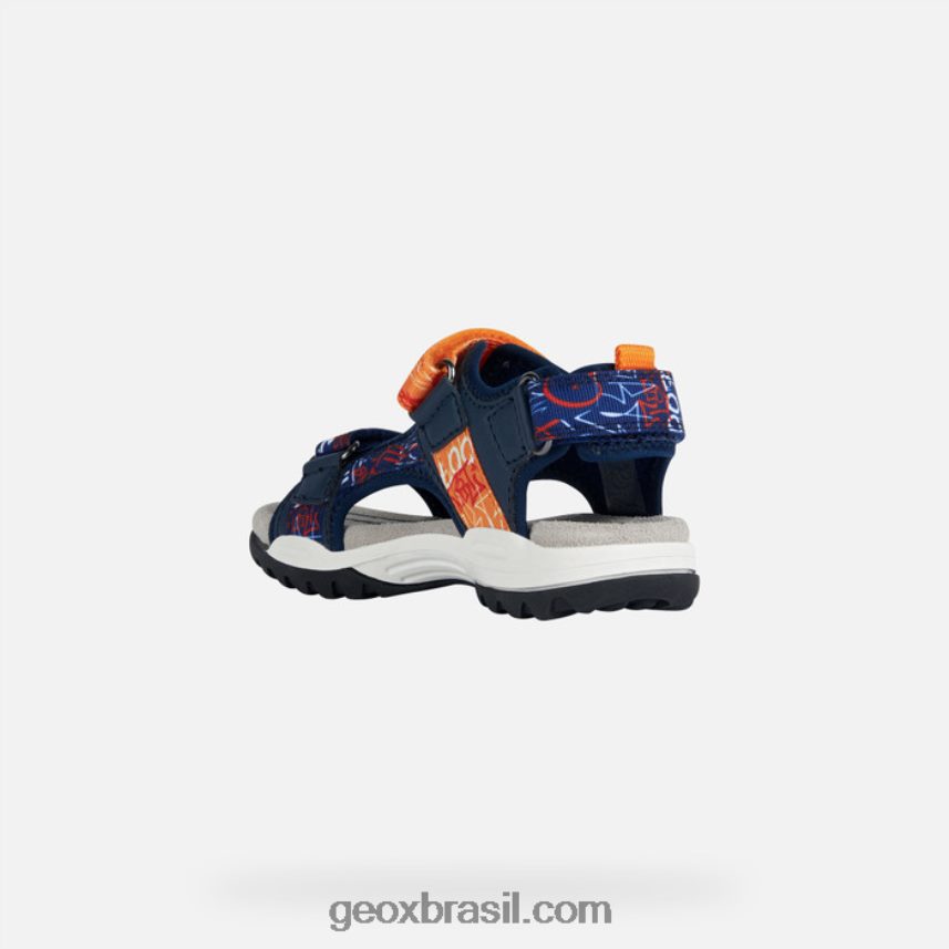 menino boreal marinho/laranja Geox 28TF8X1958