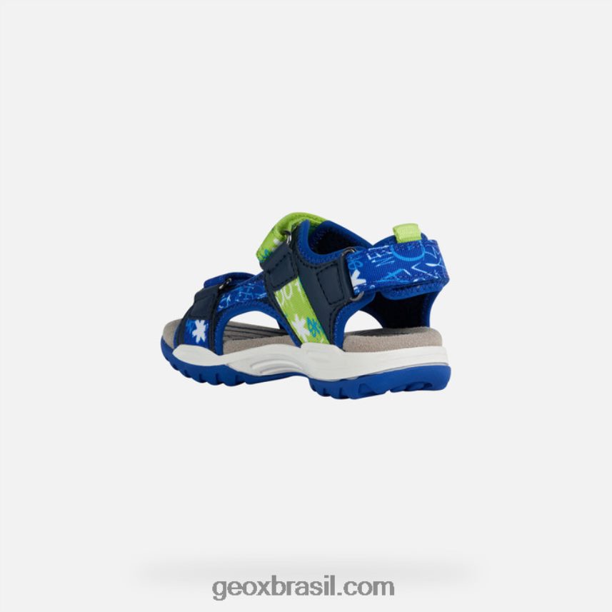 menino boreal marinho/limão Geox 28TF8X1957