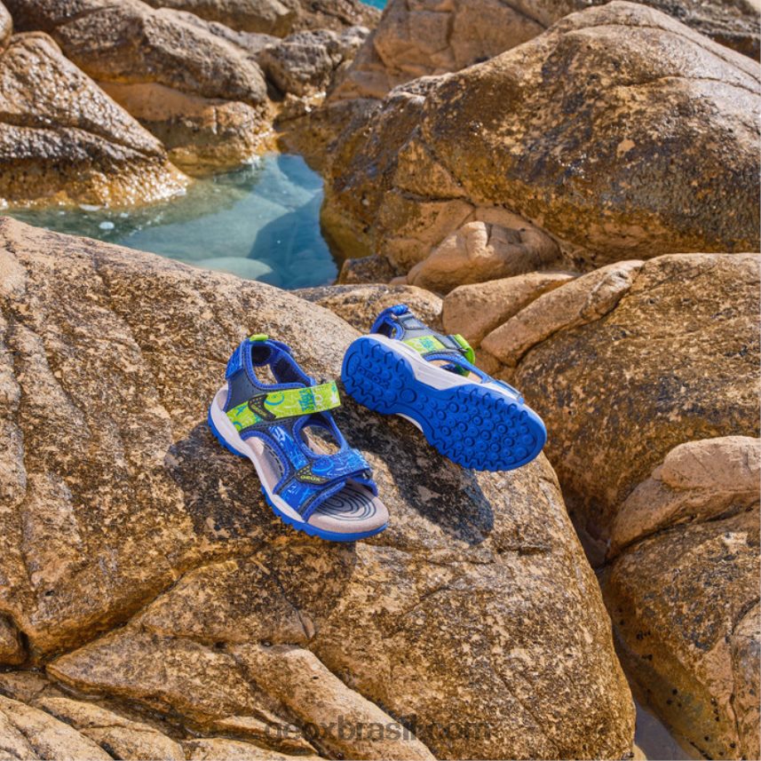 menino boreal marinho/limão Geox 28TF8X1957