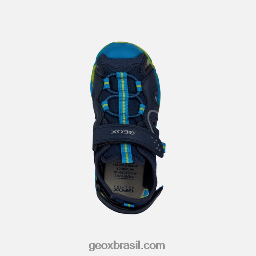 menino boreal marinho/limão Geox 28TF8X1973