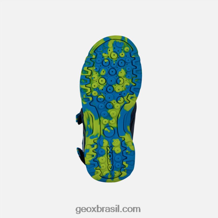 menino boreal marinho/limão Geox 28TF8X1973