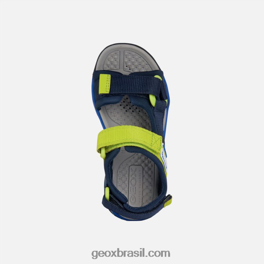 menino boreal marinho/verde limão Geox 28TF8X1317