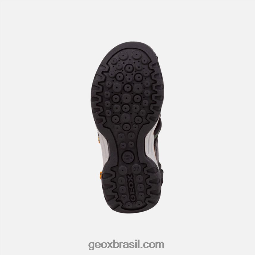 menino boreal preto/laranja Geox 28TF8X1277