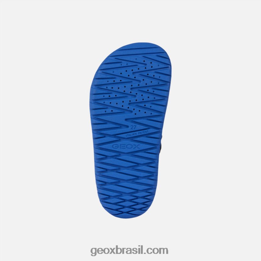 sandália fusbetto júnior real/laranja Geox 28TF8X1053