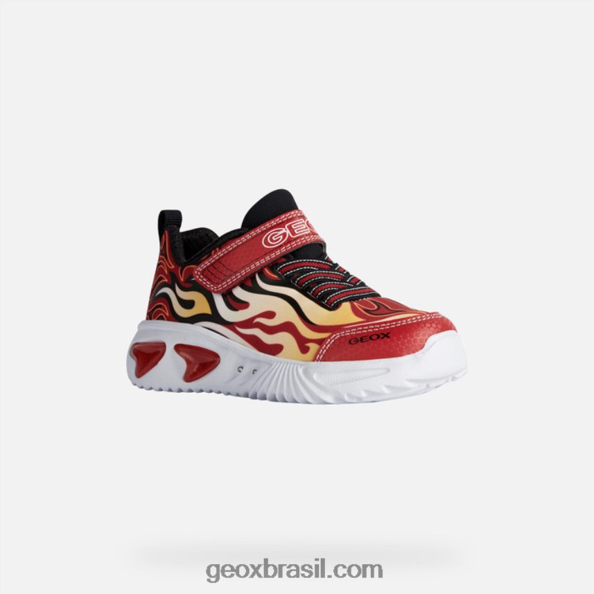 menino assistente vermelho preto Geox 28TF8X1943