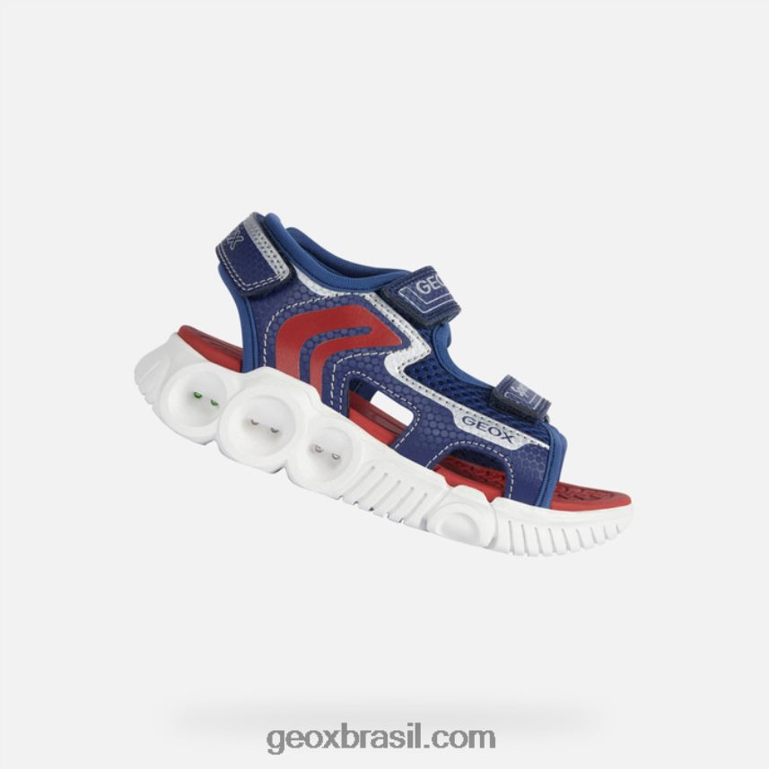 sandal wroom boy marinho/vermelho Geox 28TF8X1337