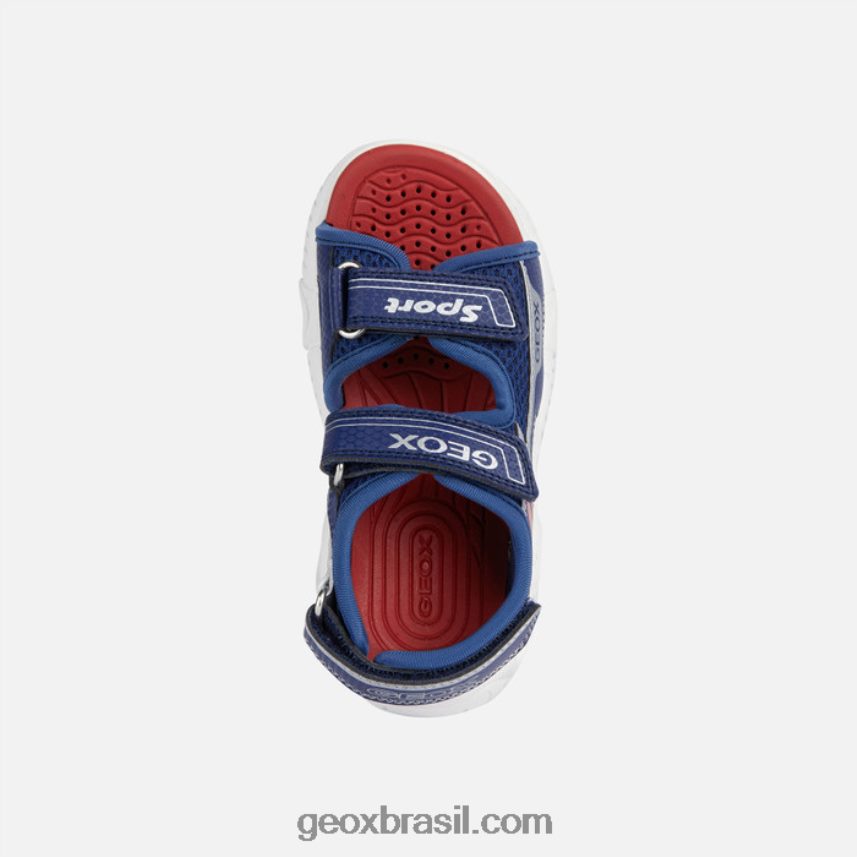 sandal wroom boy marinho/vermelho Geox 28TF8X1337