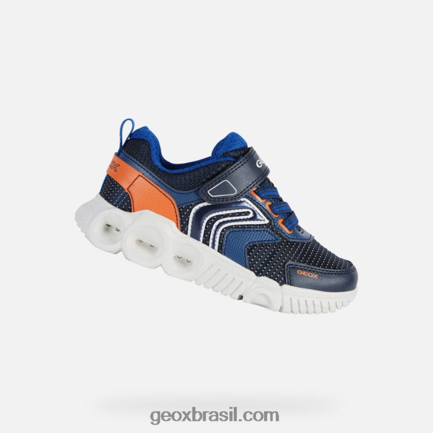 wroom boy marinho/laranja Geox 28TF8X1359