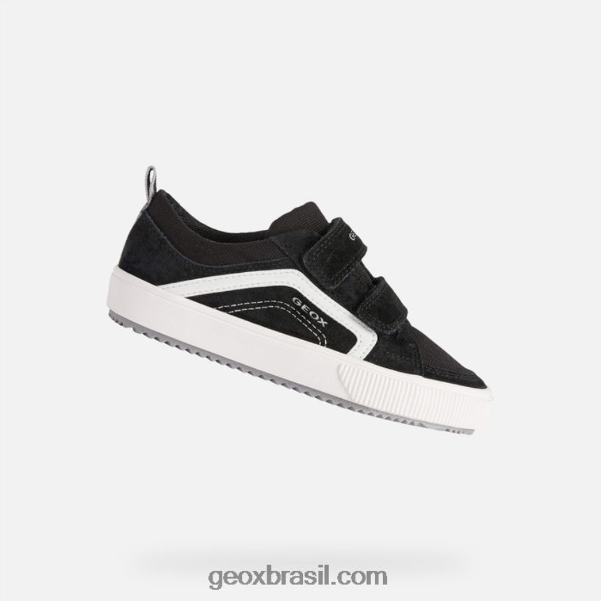 alonisso júnior Preto branco Geox 28TF8X1399