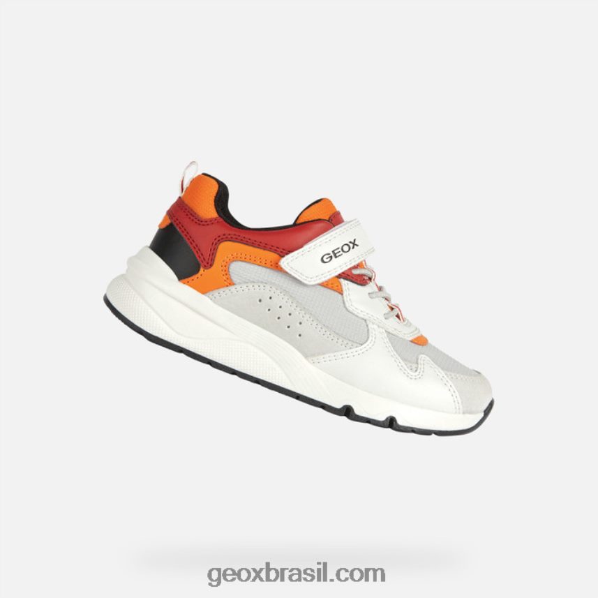 garotinho branco/vermelho Geox 28TF8X1976