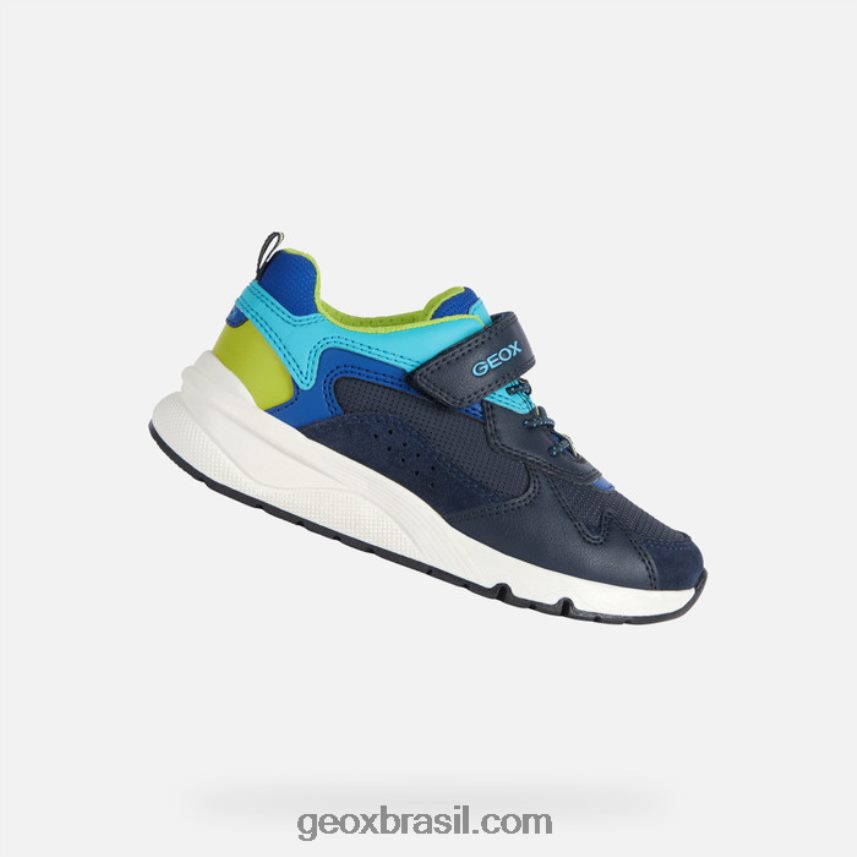 garotinho marinho/limão Geox 28TF8X1977