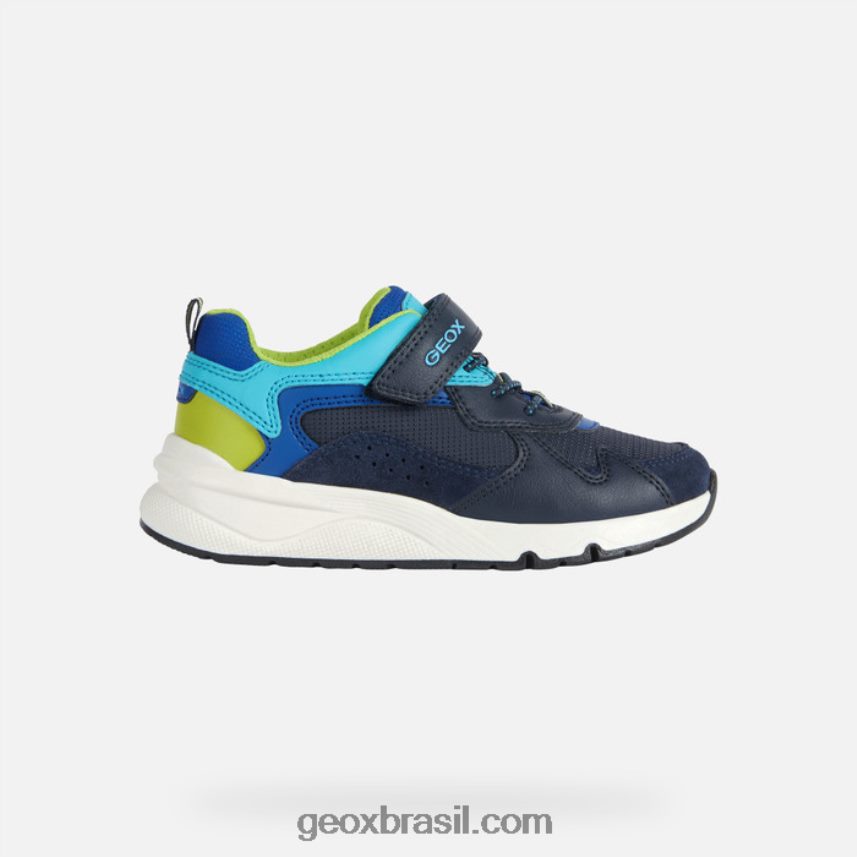 garotinho marinho/limão Geox 28TF8X1977