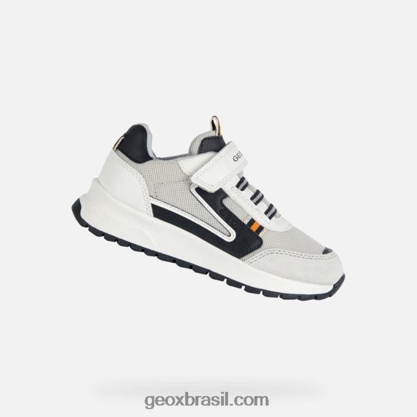 garoto briezee Branco preto Geox 28TF8X1978