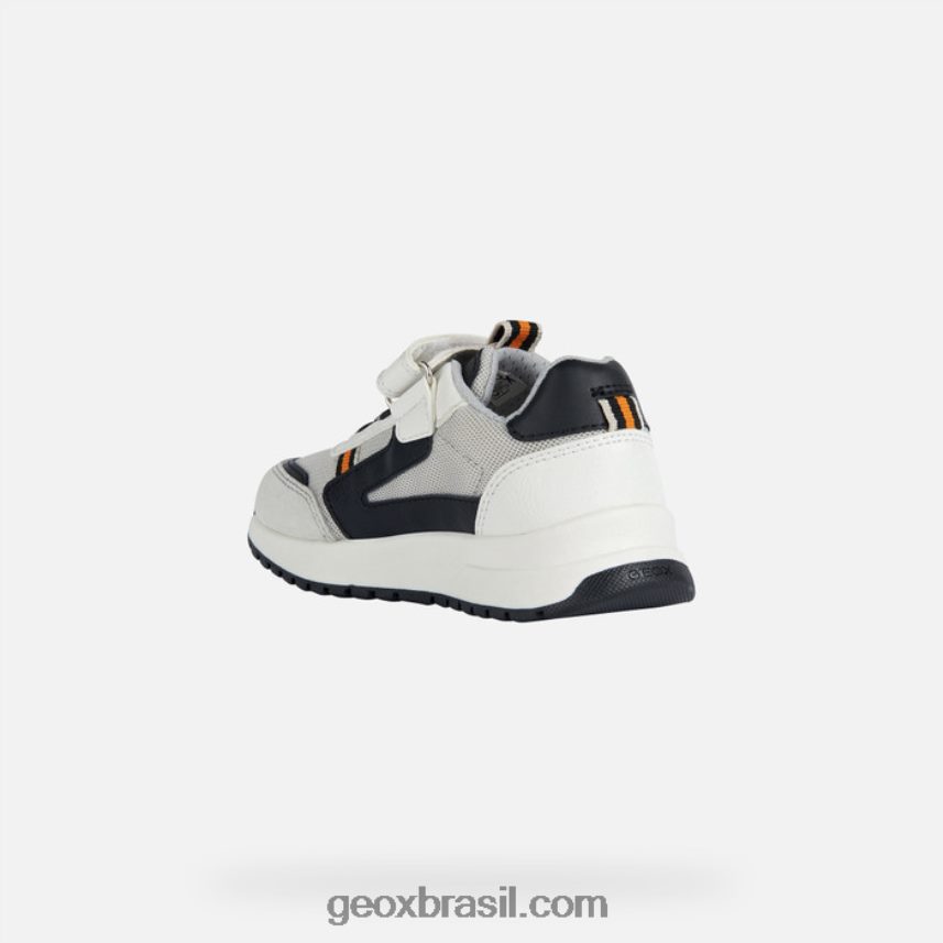 garoto briezee Branco preto Geox 28TF8X1978