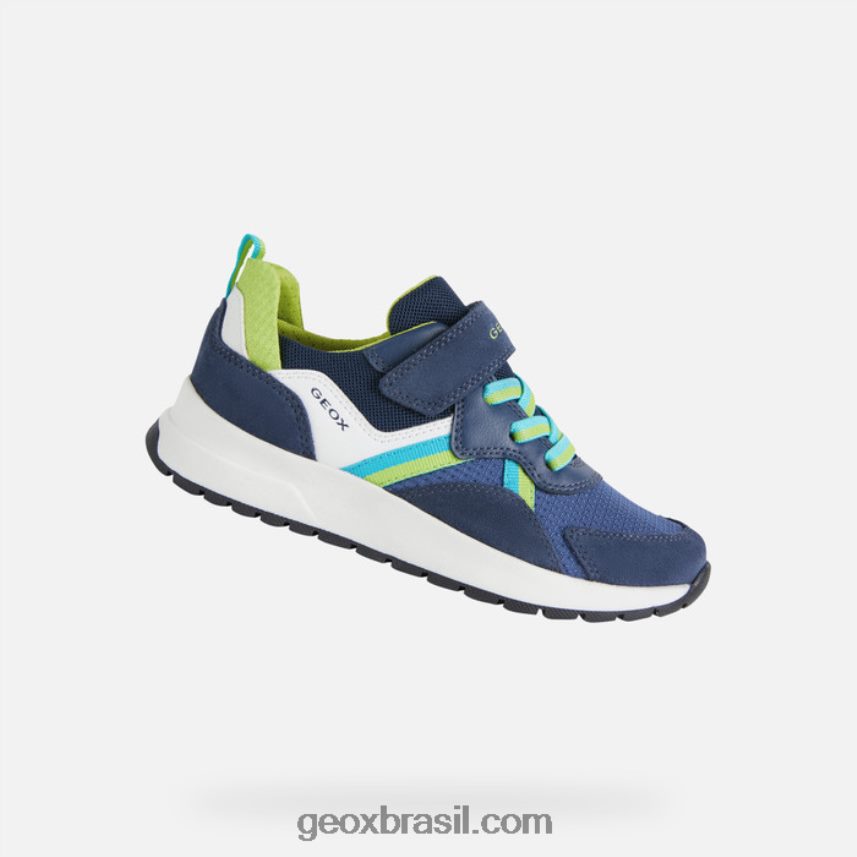 garoto briezee marinho/limão Geox 28TF8X1394