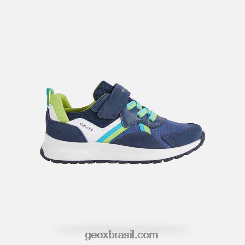 garoto briezee marinho/limão Geox 28TF8X1394