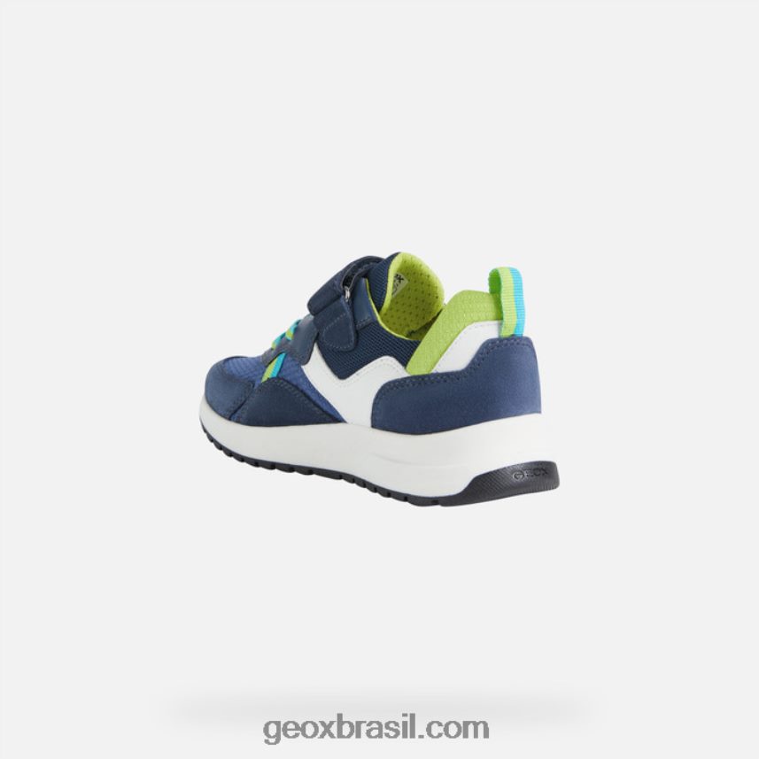garoto briezee marinho/limão Geox 28TF8X1394