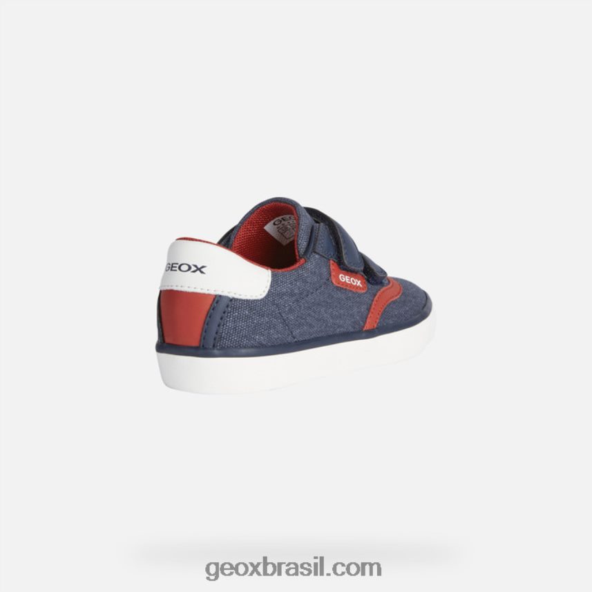 garoto gisli marinho/vermelho Geox 28TF8X1421