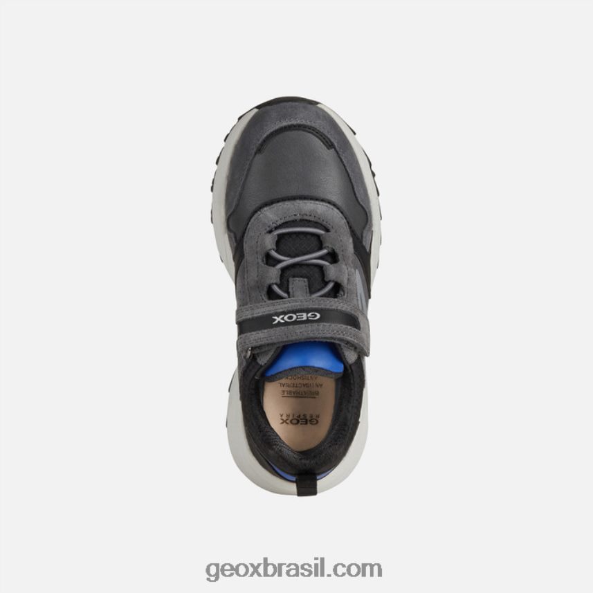garoto heevok cinza escuro/real Geox 28TF8X1297