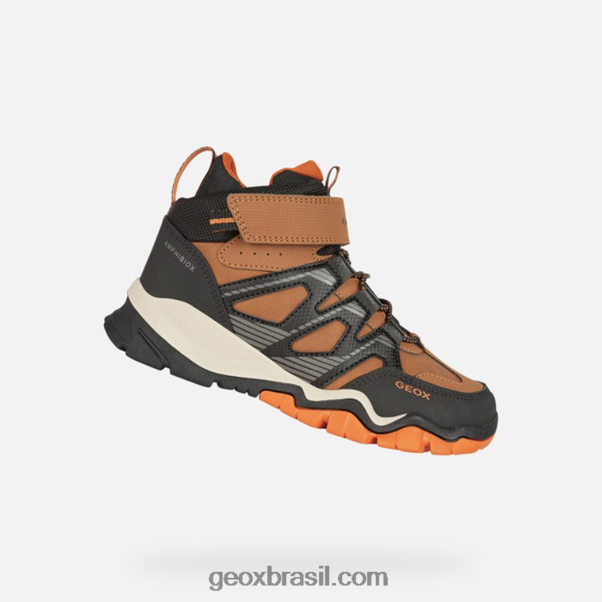 garoto montrack abx lt marrom/preto Geox 28TF8X1273