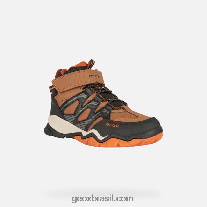 garoto montrack abx lt marrom/preto Geox 28TF8X1273