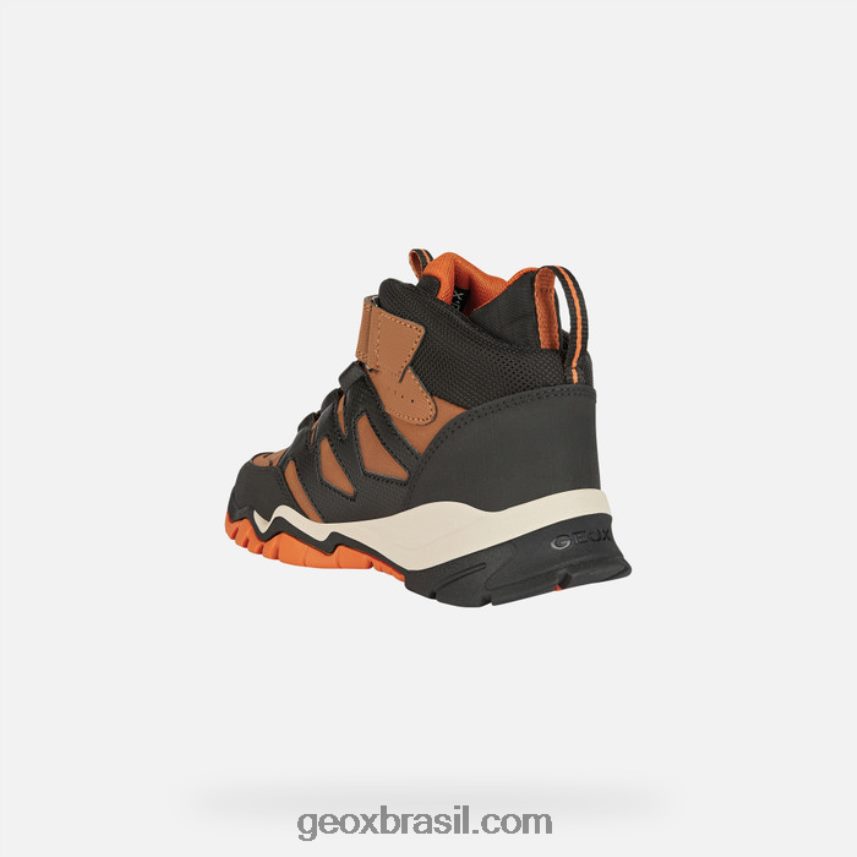 garoto montrack abx lt marrom/preto Geox 28TF8X1273